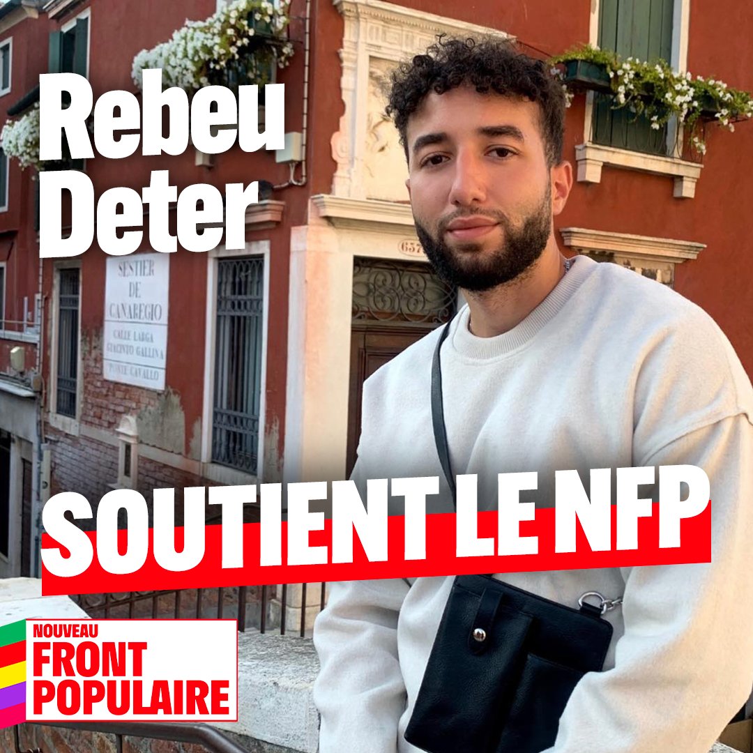 🔴 <a href="/RebeuDeter/">Billy</a> soutient le #NouveauFrontPopulaire pour battre l'extrême droite et son projet raciste.

#OnVoteNFP