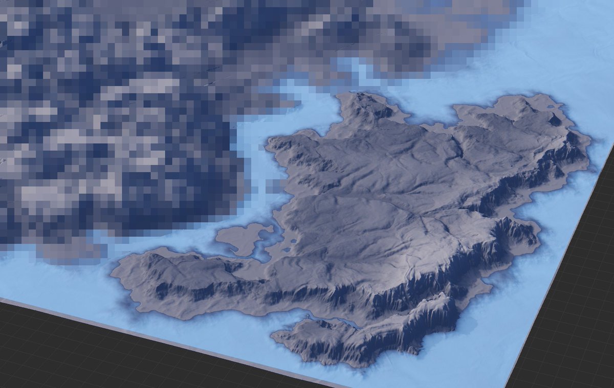 #worldmachine #terrain #Render #rendering #minecraft建築コミュ 
Working on redoing the first big terrain piece from six years ago~
( ゜- ゜)つロ