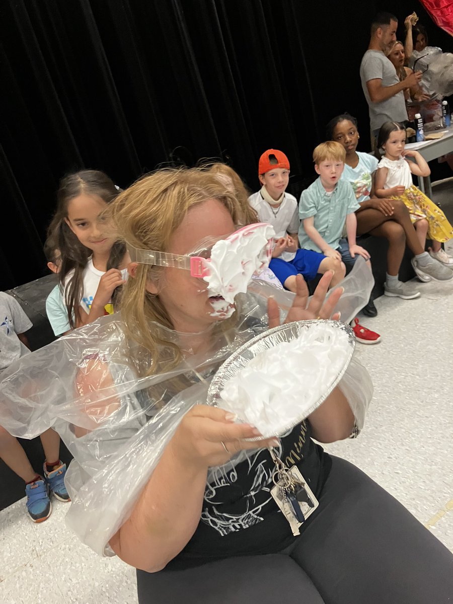 We reached our goal for Jump Rope for Heart and I got a pie in the face. <a href="/McSpirittDPCDSB/">Fr.Francis McSpiritt</a>
