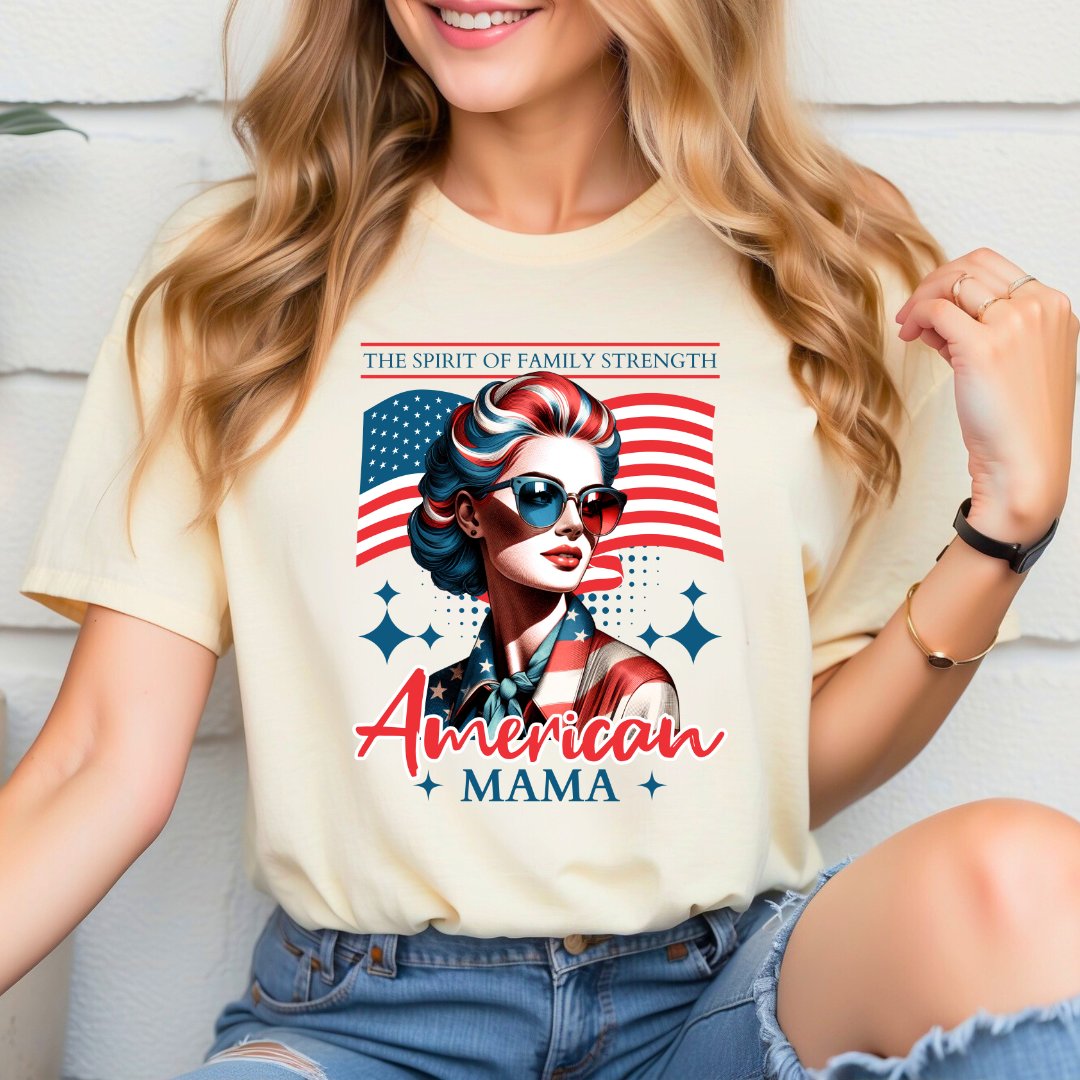 nookmerch's tweet photo. America mama shirt, USA retro funny Tshirt, gift for mother tee

#cool  #mama #America  #womanshirt #OOTD  #Retro  #sunglasses https://t.co/W2MlqT2Ln8