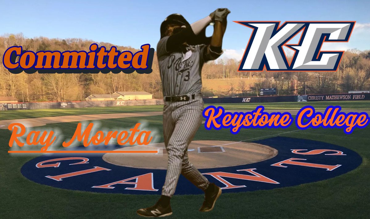 Congrats to <a href="/ray54417606/">Ray Moreta</a> on his commitment to <a href="/KeystoneBase/">𝐊𝐞𝐲𝐬𝐭𝐨𝐧𝐞 𝓖𝓲𝓪𝓷𝓽𝓼 𝐁𝐚𝐬𝐞𝐛𝐚𝐥𝐥</a>! Ray’s competitiveness and passion for the game goes unmatched. Keystone is getting themselves a fierce competitor. We are proud of you and look forward to seeing your success at the next level! #ccmbaseball