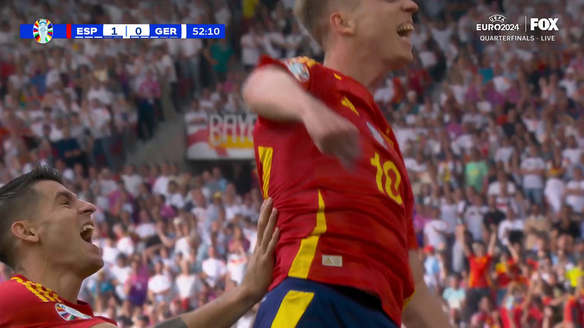 Lamine Yamal set this up perfectly for Dani Olmo 👏🇪🇸