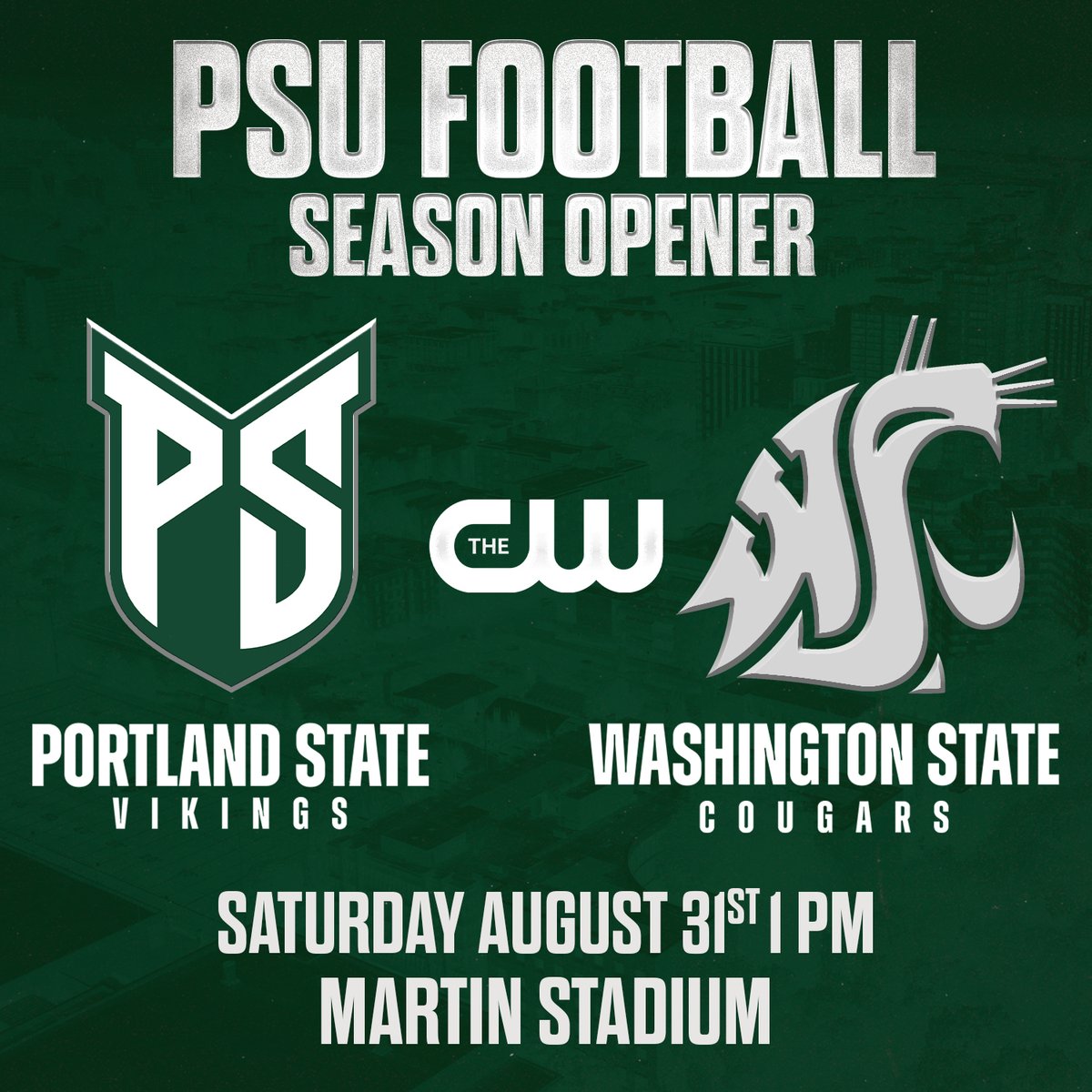 Nationwide in Week 1. 📺

Set your DVRs now. Our 2024 season opener against <a href="/WSUCougarFB/">Washington State Football</a> will be broadcast nationwide on The CW.

#GoViks | #DefendTheShip