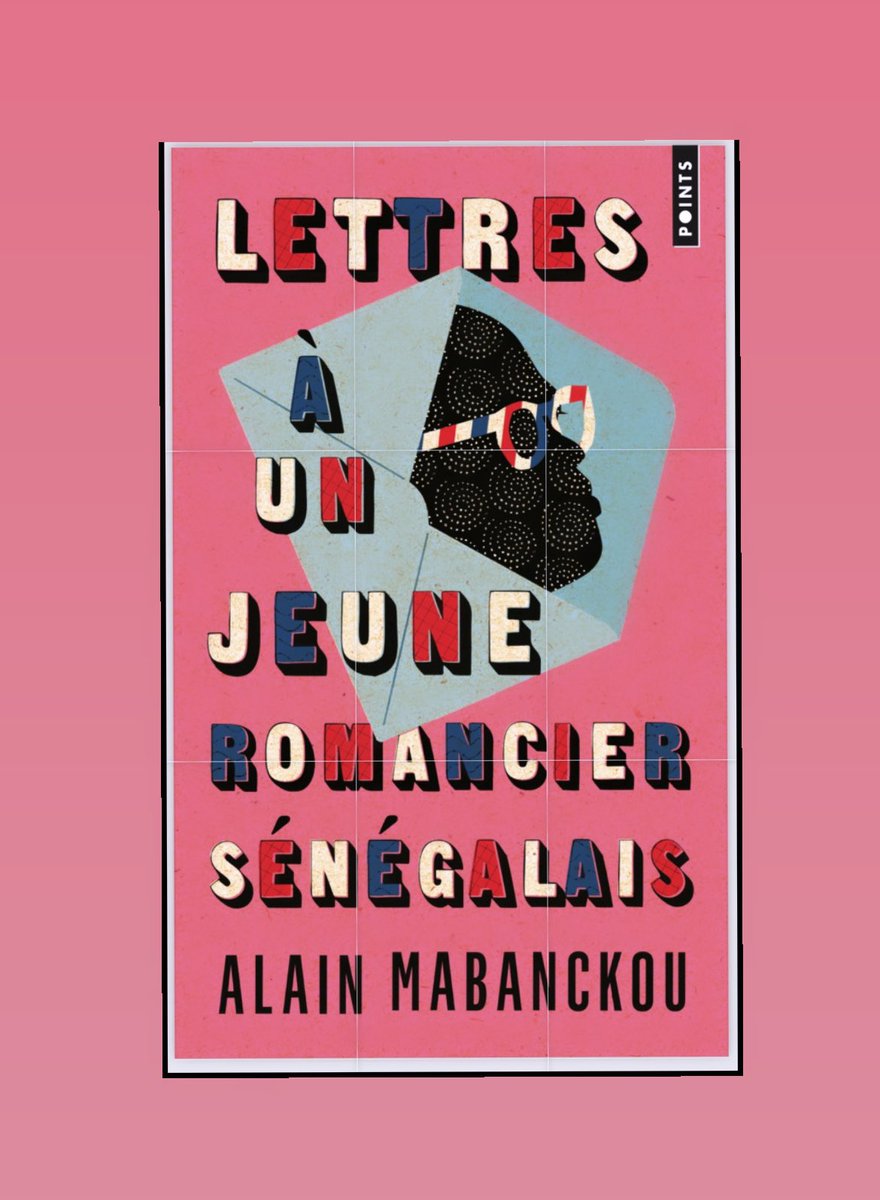 amabanckou's tweet photo. « Lettres à un jeune romancier sénégalais » — Parution en format poche aux @EditionsPoints . En librairie à la rentrée (novembre 2024). 
illustration @gray318 https://t.co/lJeqsEa2Nj