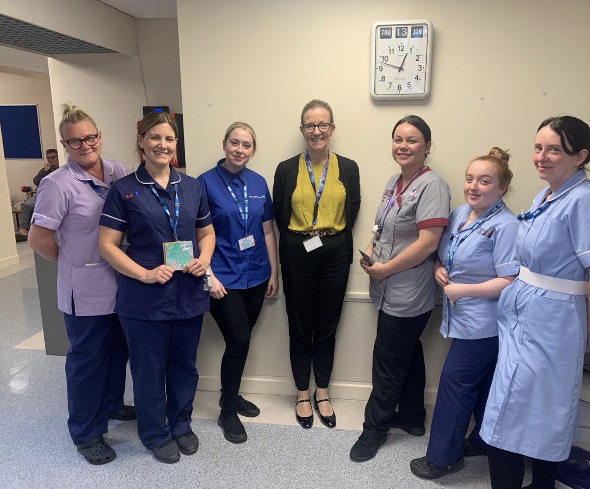 A thank you to the Sitwell team and in particular Dani, student nurse. They were nominated by a relative of a patient.  The team were described as an asset to the trust and Dani as being passionate and caring. Thank you.