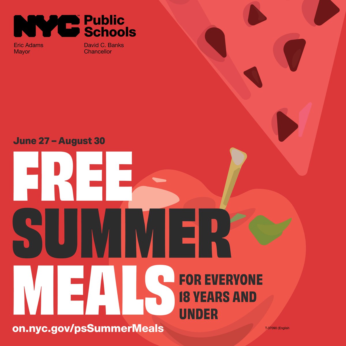 La ciudad de Nueva York no se olvida de los más pequeños en el periodo estival.

Con el programa Comidas de Verano todos los neoyorquinos de 18 años o menores pueden disfrutar de desayuno y almuerzo gratis.

Encuentro un centro cercano a usted: Schools.nyc.gov/SummerMeals