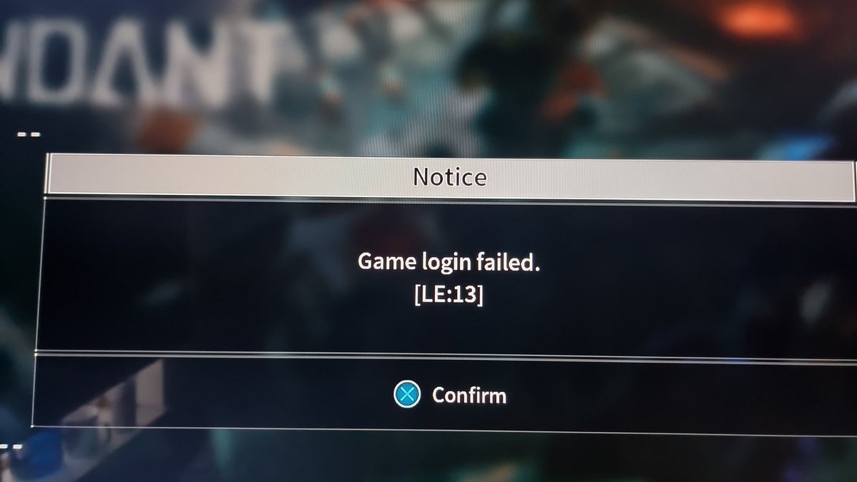 Theonlybillip's tweet photo. @FirstDescendant i was able to play before the update but after not a chance, yet again i cant play. 😑 https://t.co/pbChIS9mhV