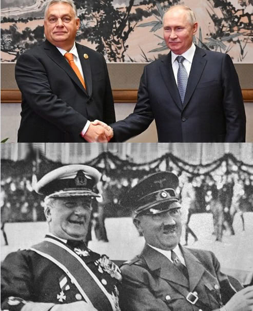 The good news is that Hungary always chooses the losing side in every war.

Orban will get his.