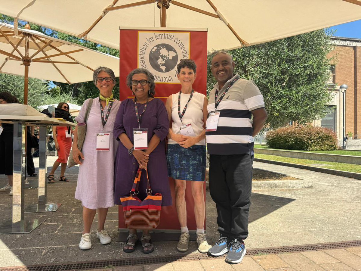 We’ve been developing an online course on gender economics for researchers. It was great to meet up at IAFFE!