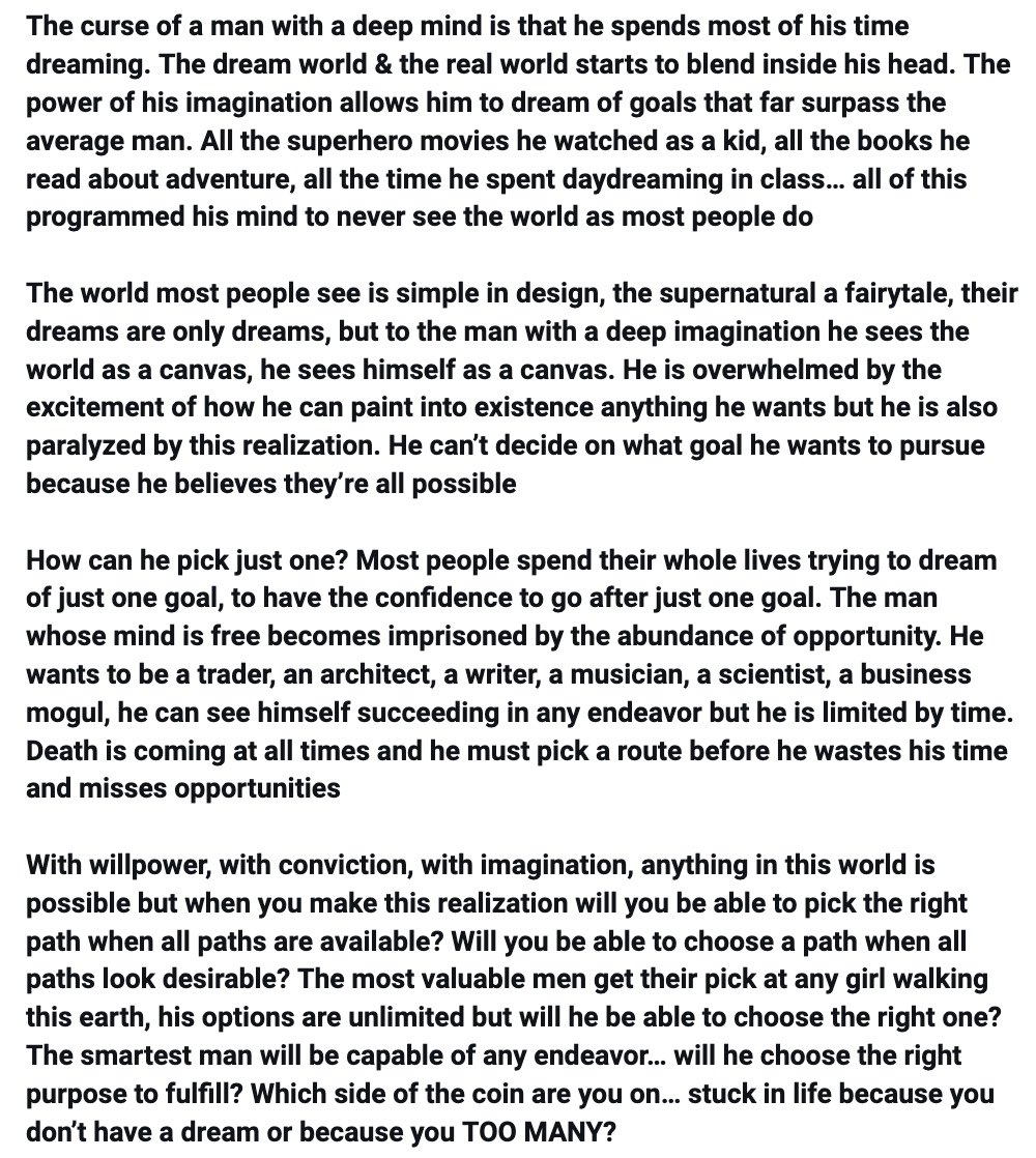 The Curse Of Having A Deep Mind &amp; Big Goals