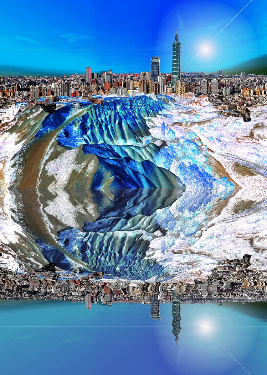 The temporal warp where modern Taipei meets ancient Capadocia.

It's a 1/1 made in Photoshop from original photos ..