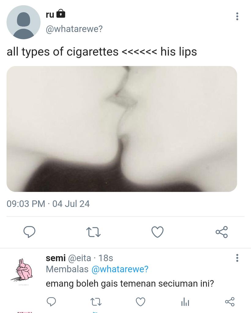 Raaaa___00's tweet photo. #oisuga dan #sunasemi
Dlm rangka hari ciuman tpi gk punya pacar
⚠️ kissing pic https://t.co/3AF2oJHq2B