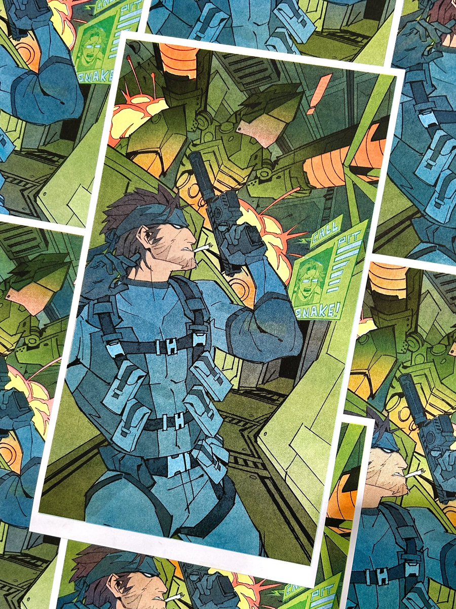 cranity's tweet photo. MGS 2 Riso!💥 https://t.co/Ecber3q160