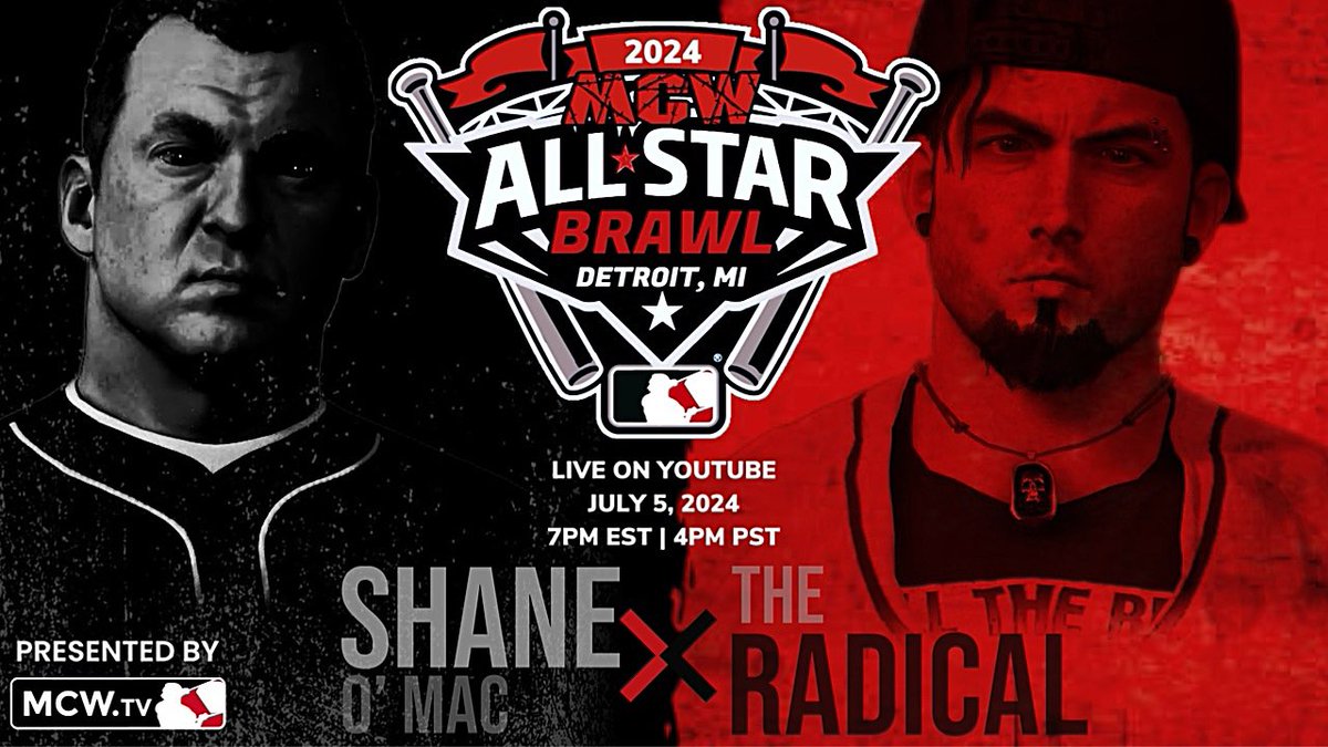 Grimm2KOfficial's tweet photo. It’s Game Day! 

Hope you brought your popcorn! 🍿

We’ll be premiering live on YouTube tonight @ 7PM EST | 4PM PST.

https://t.co/bUj5CGhfp0

#MCW #MurderCityWrestling #AllStarBrawl #MLB #majorleaguebaseball #wwe2K24 #wwe2k #createawrestler #caw #WWERaw #Smackdown  #wwenxt https://t.co/dR3OViMouN