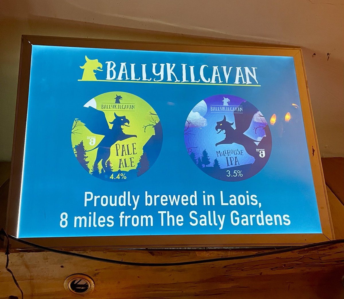 DrinkIrish1's tweet image. Some nice local support in Sally’s, Portlaoise 
#DrinkIrish #DrinkLocal