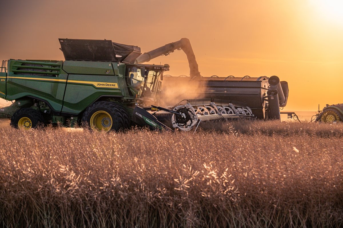 MacDon's tweet photo. Turning soil into gold. 

MacDon FD2 #FlexDraper® https://t.co/BfmjNpNXYS