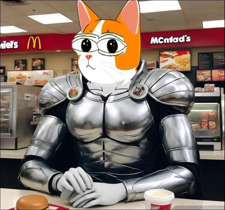MuffinCTO's tweet photo. We ready to apply for @McDonalds now crypto bros? 

$MUFFIN $pepe $wat $andy $brett #MattFurie https://t.co/T1toW8P4W8