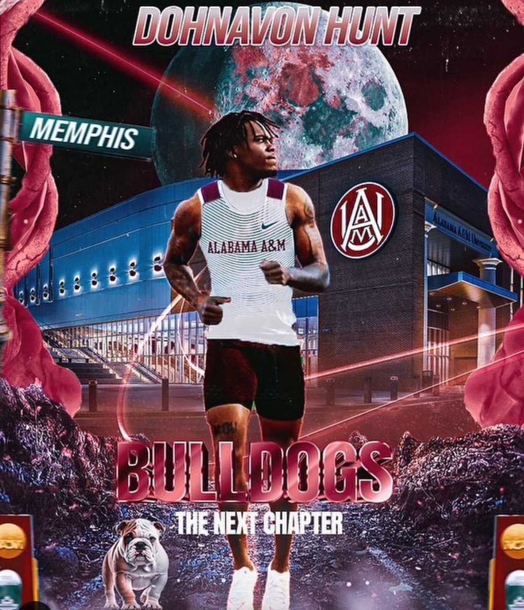 BigBulldogTy's tweet photo. New Dawg Alert🚨 @DohnavonHunt_ 

#AAMUTFXC| 

@aamutfxc 
@CoachMurphy1867 
@CoachMy_AAMU 

WELCOME TO THE HILL

WCU✈️ AAMU🔥
SoCon T&amp;F Male Freshman Of The Year. https://t.co/jH89LumQeS