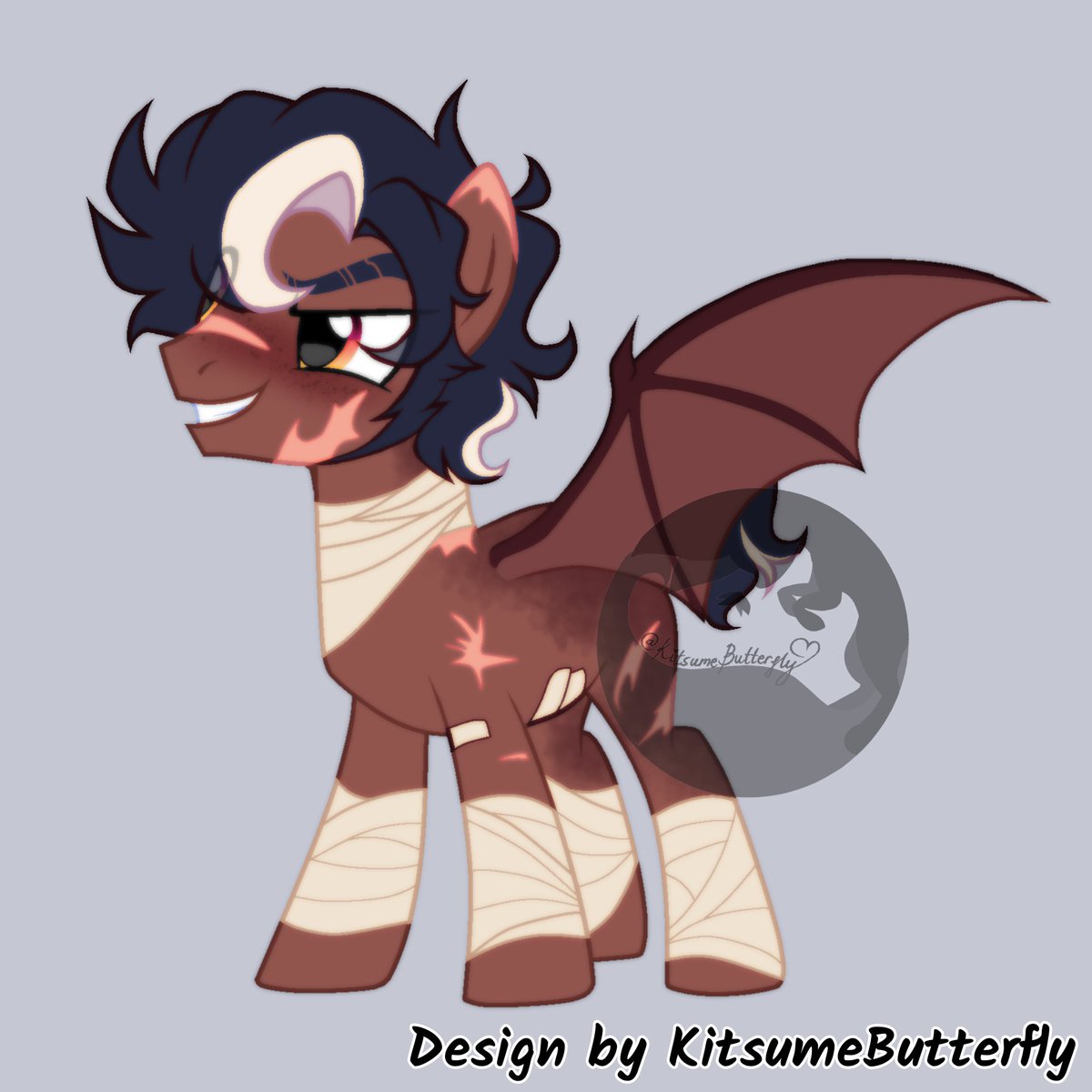 KitsumeButterfy's tweet photo. It's been so long since I design a Stallion so here's le bat boi!
He is OTA!
AB: $65
AB2: $95 (with extra Headshot Art)
#KitsuAdopt https://t.co/BTl9q2TFW9