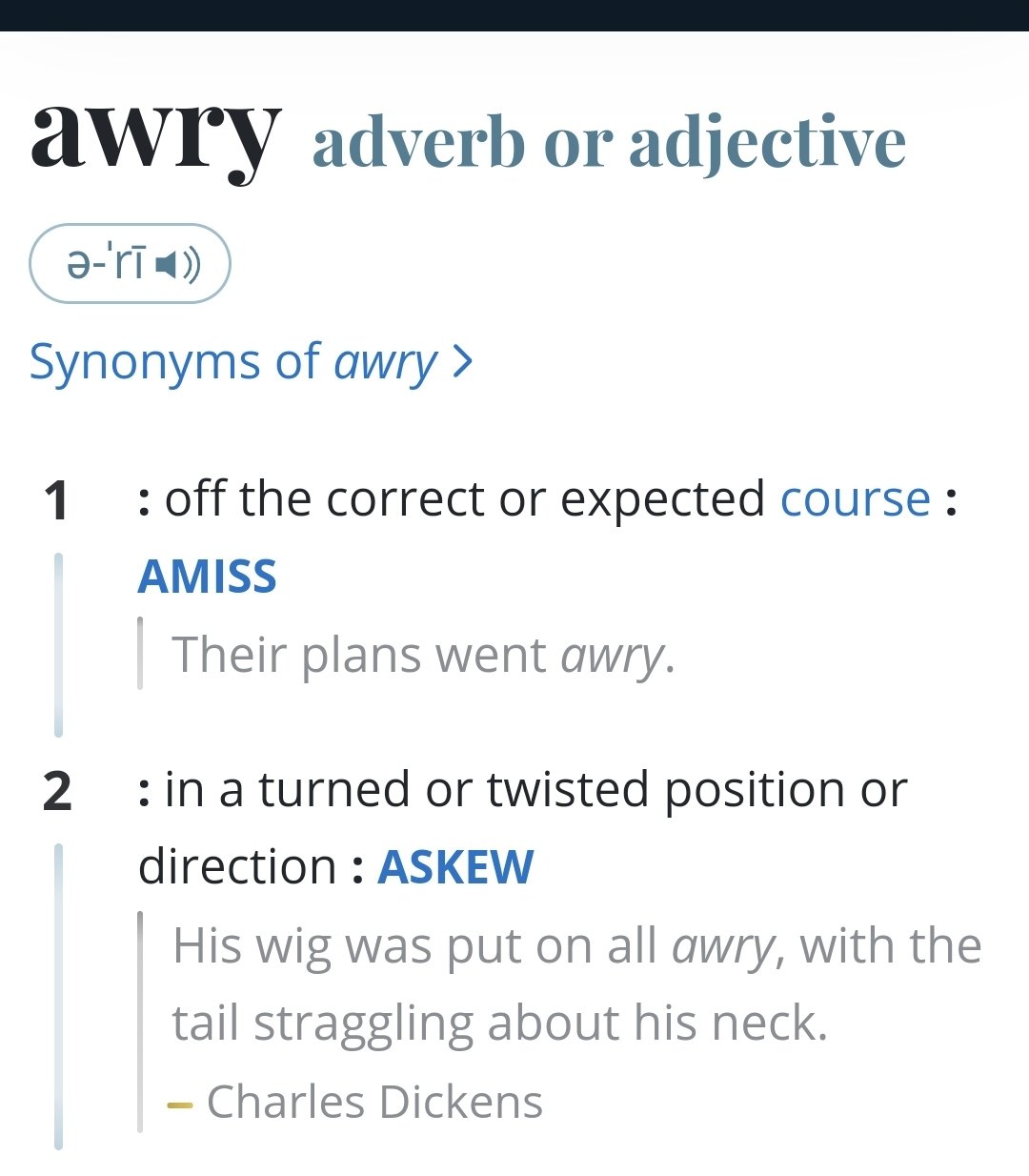 Awry Synonym Jeanettediting #writer #writing #editor #editing