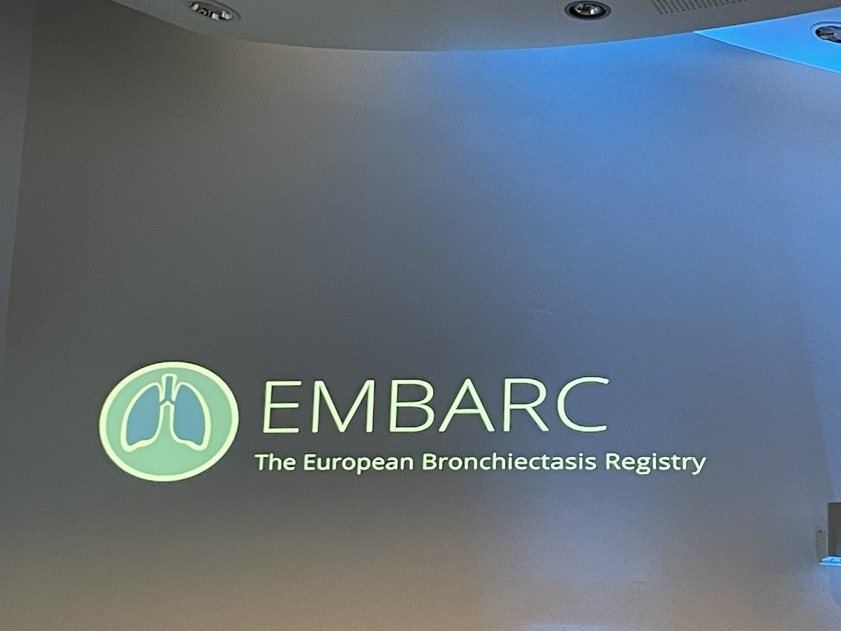 End of another busy day at #WBConf24 in Dundee with some fantastic sessions. Help us take bronchiectasis research to the next level by becoming part of EMBARC. Find us outside LT3 tomorrow to get involved and join the registry.
