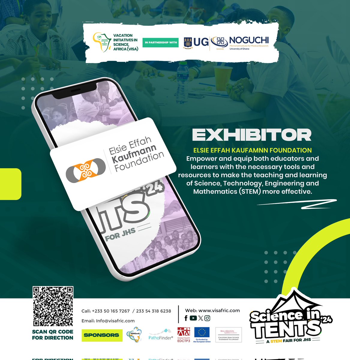 visafric1's tweet photo. The @EEK_Foundation will be exhibiting at #scienceintent2024!
#visatoscience
#visafric1
#STEMEducation
#scienceintent2024
#scienceintents
#STEMFair https://t.co/bM1a2F2RwC