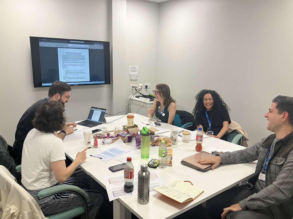 SuzanneH44's tweet photo. Meadowbrook psychology away day! 

- improving consent, coproduction and usability in team formulation 
- ward round handovers 
- service review 
- working with refugees 
- development of a hearing voices workbook 
- more croissants than necessary https://t.co/K4FoT2llTP