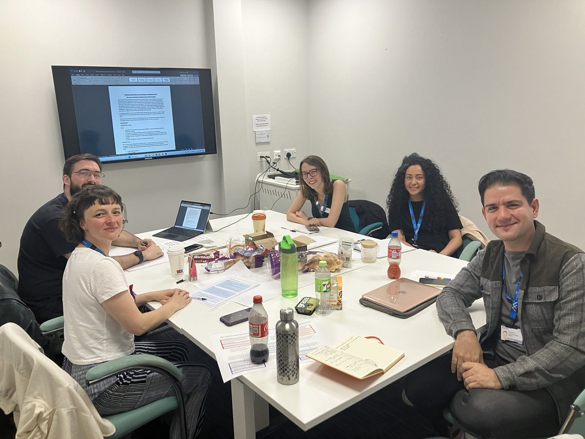 SuzanneH44's tweet photo. Meadowbrook psychology away day! 

- improving consent, coproduction and usability in team formulation 
- ward round handovers 
- service review 
- working with refugees 
- development of a hearing voices workbook 
- more croissants than necessary https://t.co/K4FoT2llTP