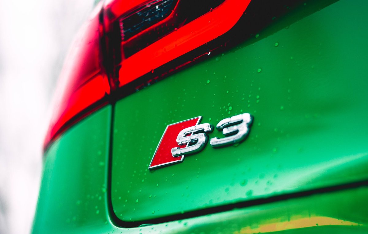TailoredDriver's tweet photo. The Audi exclusive S3s (nicknamed Skittles cars) are unique, and this Viper Green is one of only five. In total, there are twenty-five special S3s built by Audi exclusive: 5 in Vegas Yellow, 5 in Glut Orange, 5 in Sepang Blue, 5 in Misano Red, and 5 in Viper Green. https://t.co/ZxEbUITpmQ