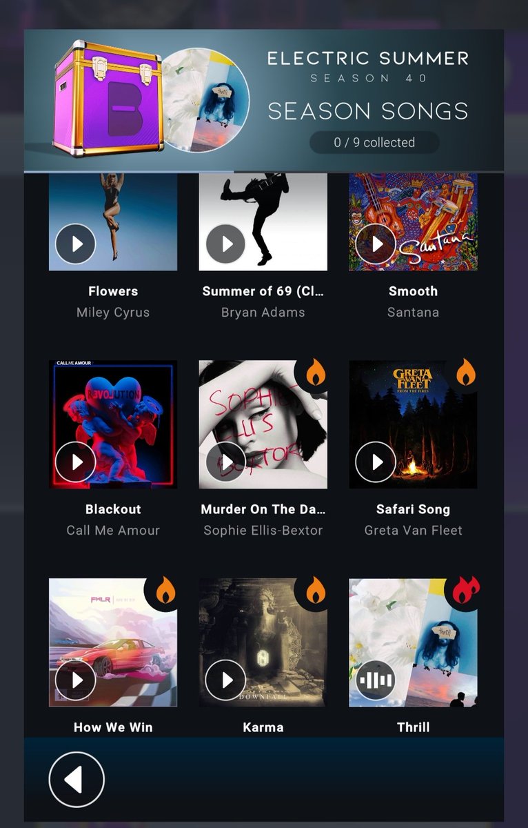 BeatstarNews's tweet photo. El nuevo pase de gira llamado "Verano Eléctrico" ha dado su inicio!
Y con esta temporada vienen las siguientes canciones disponibles en el respectivo cofre de pase https://t.co/Oo4QopYX6X