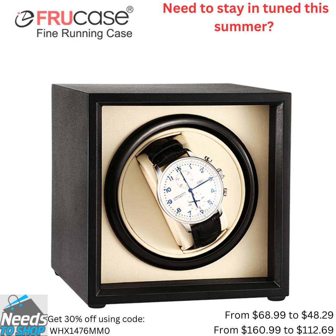 Need to stay in tuned this summer? tinyurl.com/2fy7s7yz Get 30% off till July 31 using code: WHX1476MM0 #deals #dealsdealsdeals #DealAlert #DealsOfTheDay #watch #watchlover #watchcollector #watchcase #dealofthemonth #automaticwatch