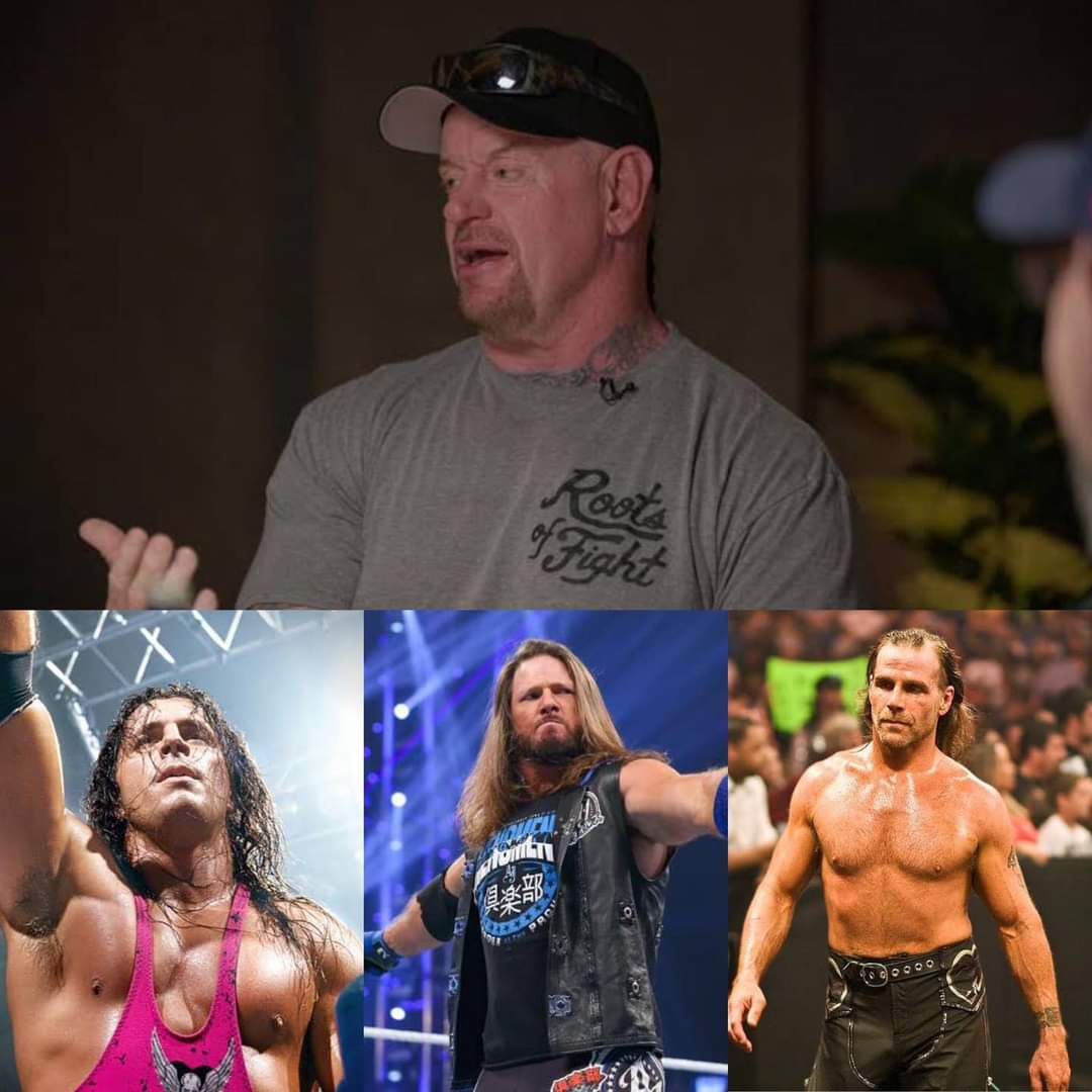 الظاهرة ذي أندرتيكر عن نزال أحلامه : 

- اي جاي ستايلز ضد بريت هارت أو شون مايكلز

 تخيل للحظة لو أننا حصلنا على واحده منها