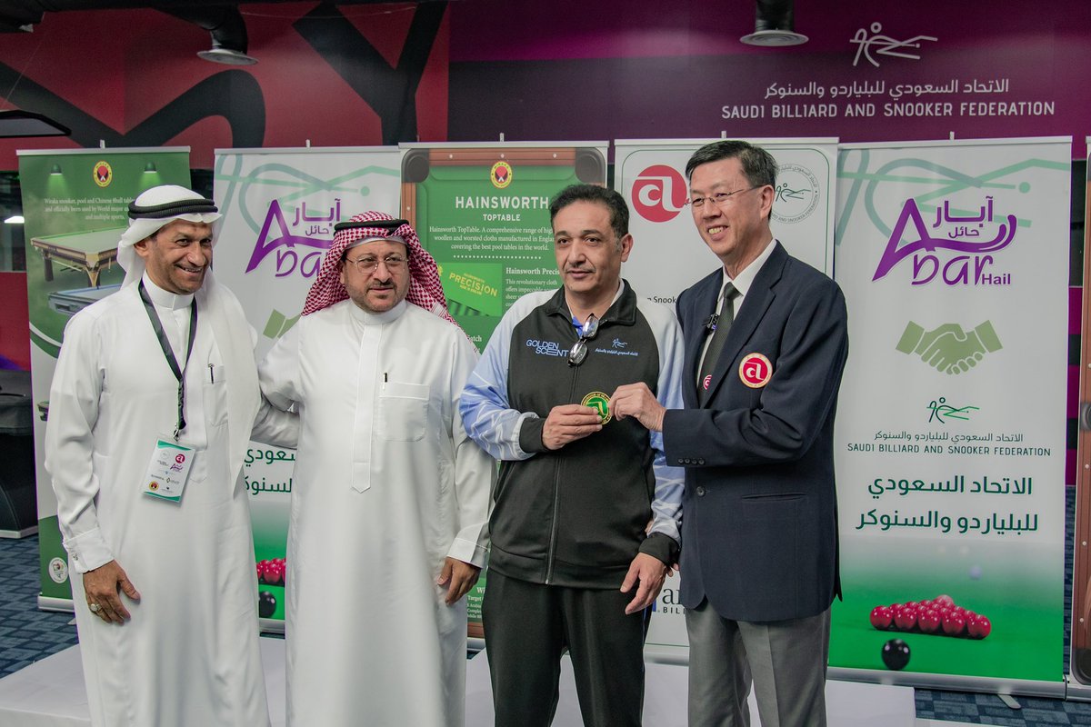 Saudi_CueSports's tweet photo. https://t.co/VbTjpj9LUj