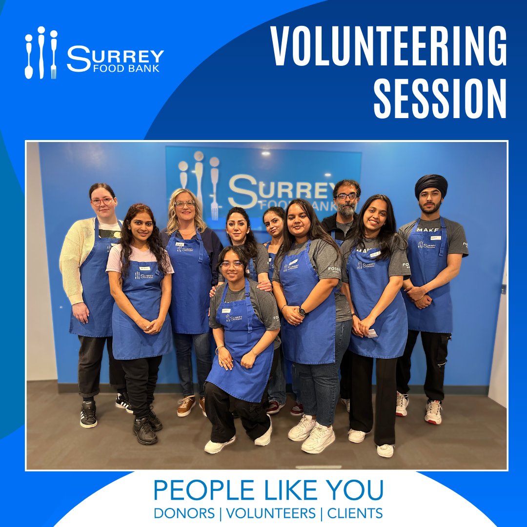 Today is FriYAY! Special thanks to @fossil volunteers coming all the way from Richmond and Guildford in Surrey.💙Your support helps us continue our mission to provide essential food and resources to those in need. Together, we make a difference. 🙏 #SurreyFoodBank #Fossil #2024