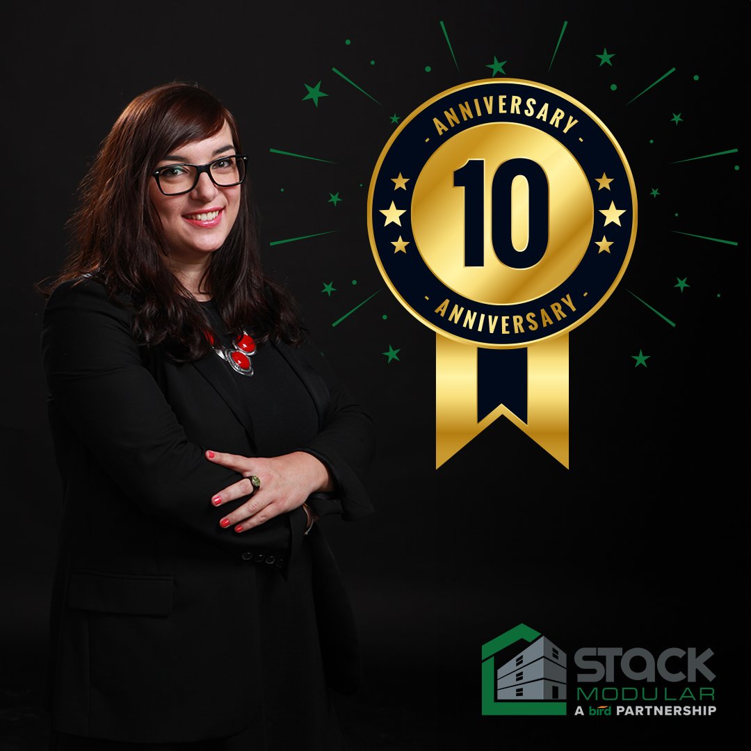 stackmodular's tweet image. Join us in congratulating Xaira Perez, our VP of Finance, on 10 incredible years with Stack Modular! Her dedication and passion have been key to our success. We’re grateful to have her on our team. Here’s to many more years together! #Anniversary #10YearsStrong #StackModular