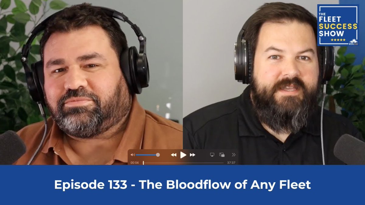RtaFleet's tweet photo. We're throwing back to one of our favorite podcast episodes!

Watch as RTA's Marc Canton and Josh Turley discuss the best way to tackle the challenges facing your fleet without trying to do everything: https://t.co/oZWdfi8Zeo

#fleetmanagement #fleet #fleetmanager #throwback https://t.co/XhL5QEGkeR