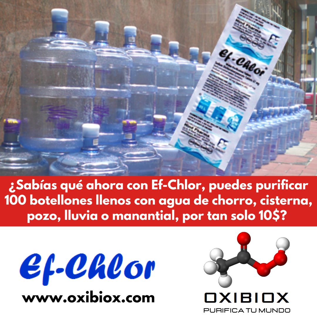 Grupo OXIBIOX, C.A. / Ef-Chlor Venezuela tweet media