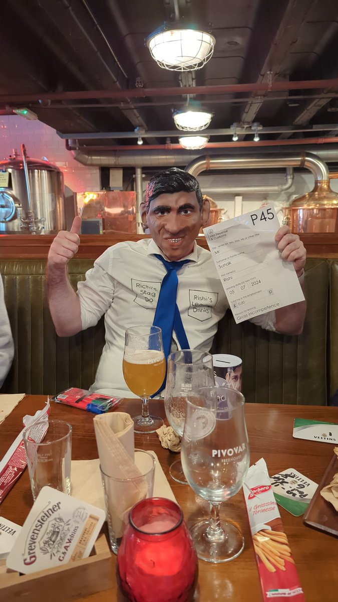 Richi's leaving drinks going well. Please leave a message on his shirt to thank him for all he's done. #richisstag #rishisleavingdrinks