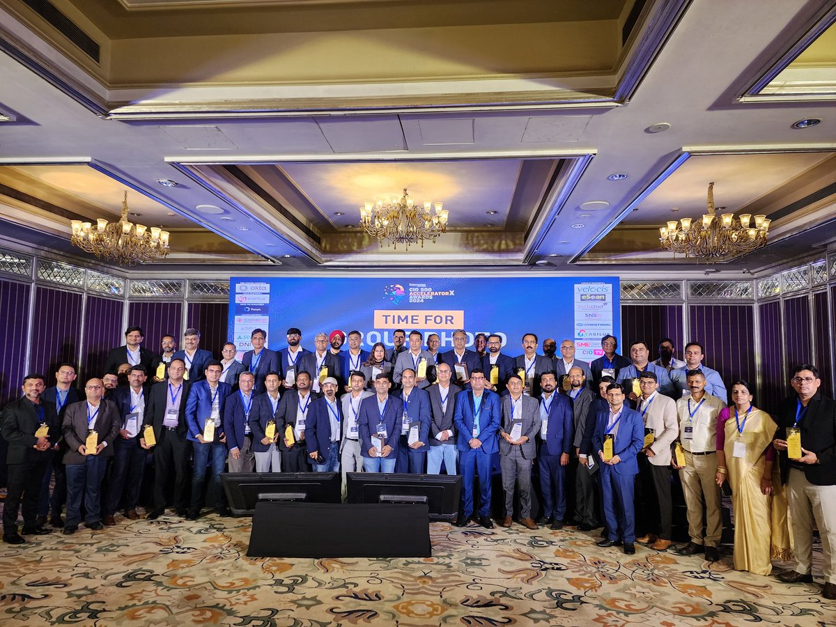 Wow !! Thrilled to share that,  I was honored with the prestigious CIO Accelerator X Award at the Enterprise IT World CIO500 and Accelerator X 2024 Awards, Enjoyed the sessions and award ceremony 🤗
<a href="/dnifHQ/">DNIF HYPERCLOUD</a> <a href="/techchef/">techchef</a> <a href="/okta/">Okta</a> <a href="/SolutionsSecure/">Secure Network Solutions (SNS)</a> <a href="/EntITworld/">Enterprise IT World</a>
 #CIOAcceleratorAward