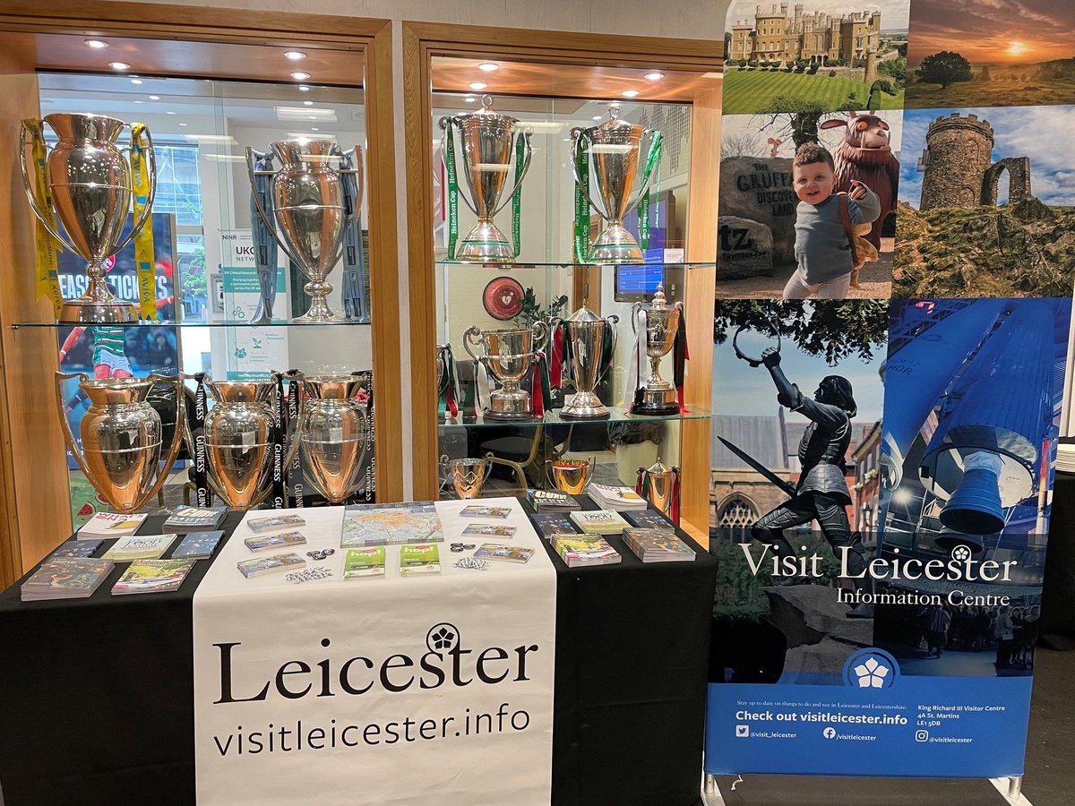 Delegates at 2-day CRF conference <a href="/MattioliWoods/">Mattioli Woods</a>  Welford Road Stadium  welcomed at the station by our new Volunteer Tourism Ambassadors. Visit Leicester team promoted the city against the backdrop of Tigers success.   #Leicester #conferences <a href="/Leicester_News/">Leicester City Council</a>  <a href="/visit_leicester/">Visit Leicester</a>