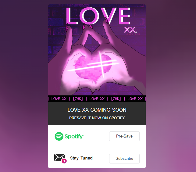 Chk_Bangers's tweet photo. You can now pre-save my first album on #Spotify!!
And thus the name is revealed: LOVE XX.
It will arrive in stores next Wednesday, July 17 at 12:00PM local time.

https://t.co/rNi4oi1nZW https://t.co/y3sPv2ACD2