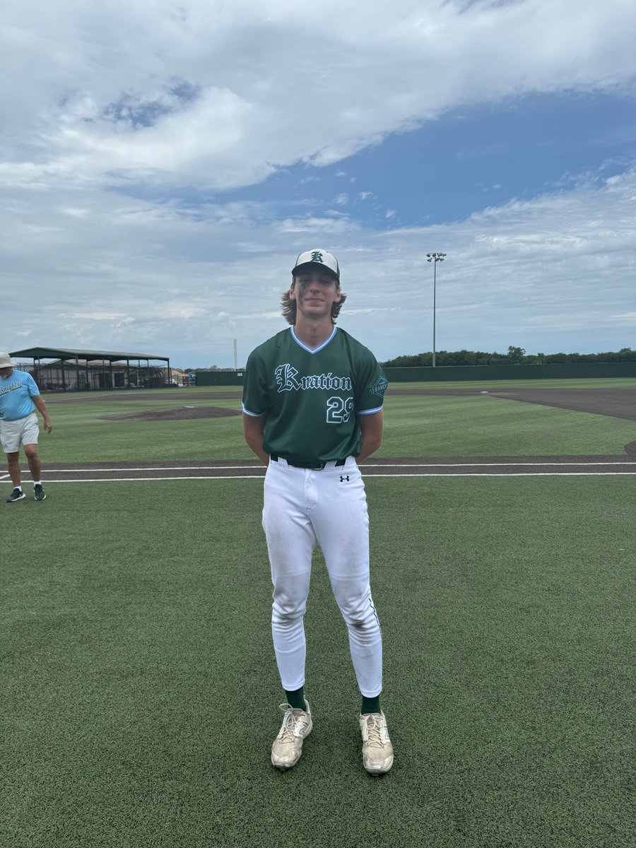 FiveToolTexas's tweet photo. F: @knightknation4L Dallas 3, Texas Spartans 2026 0
PoG: @CharlieKeeney29 7 IP, 4K, H | 1-3, 2B, 2 RBI https://t.co/MHrJeNEOpW