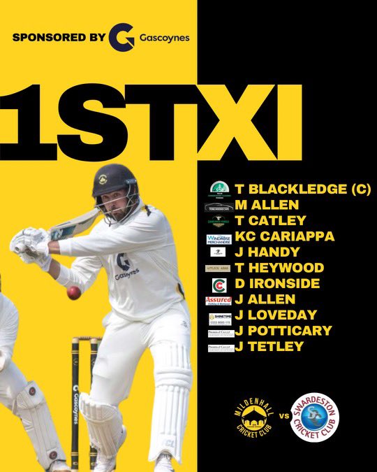 MildenhallCrick's tweet photo. WEEK 12 TEAMSHEETS

Football will be on, bar will be open... come on down &amp; watch!

#AsInVictory #UpTheHall https://t.co/YDmHyWTbrt