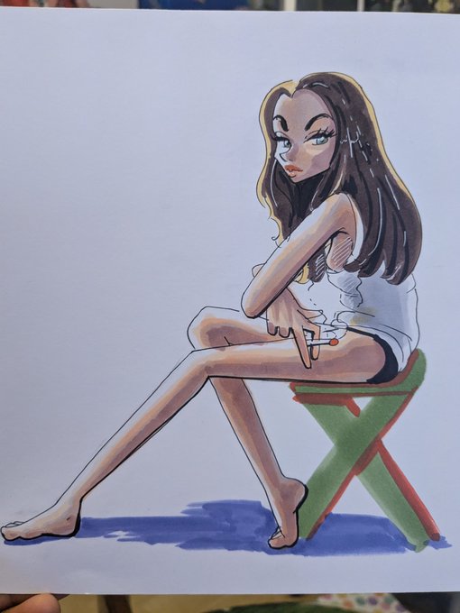 Slowly but surely getting those free full colour arts.from last year :)  Tried to do something a lil