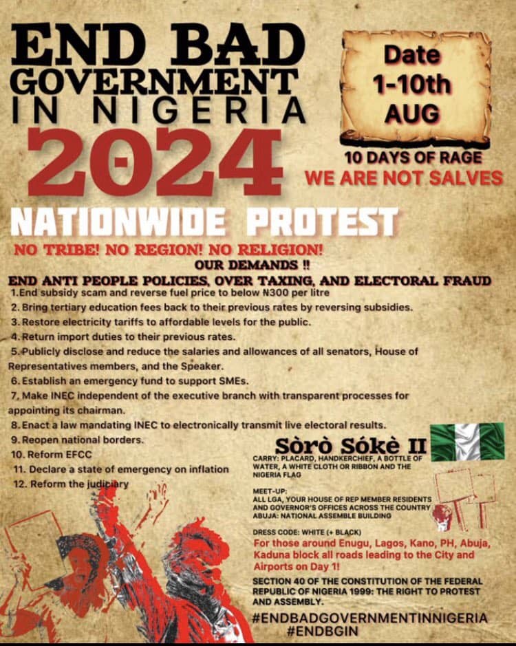 #ENDBADGOVERNMENT IN Nigeria 🇳🇬. 
This is another movement 🚶 that is loading, join the movement 🚶.......