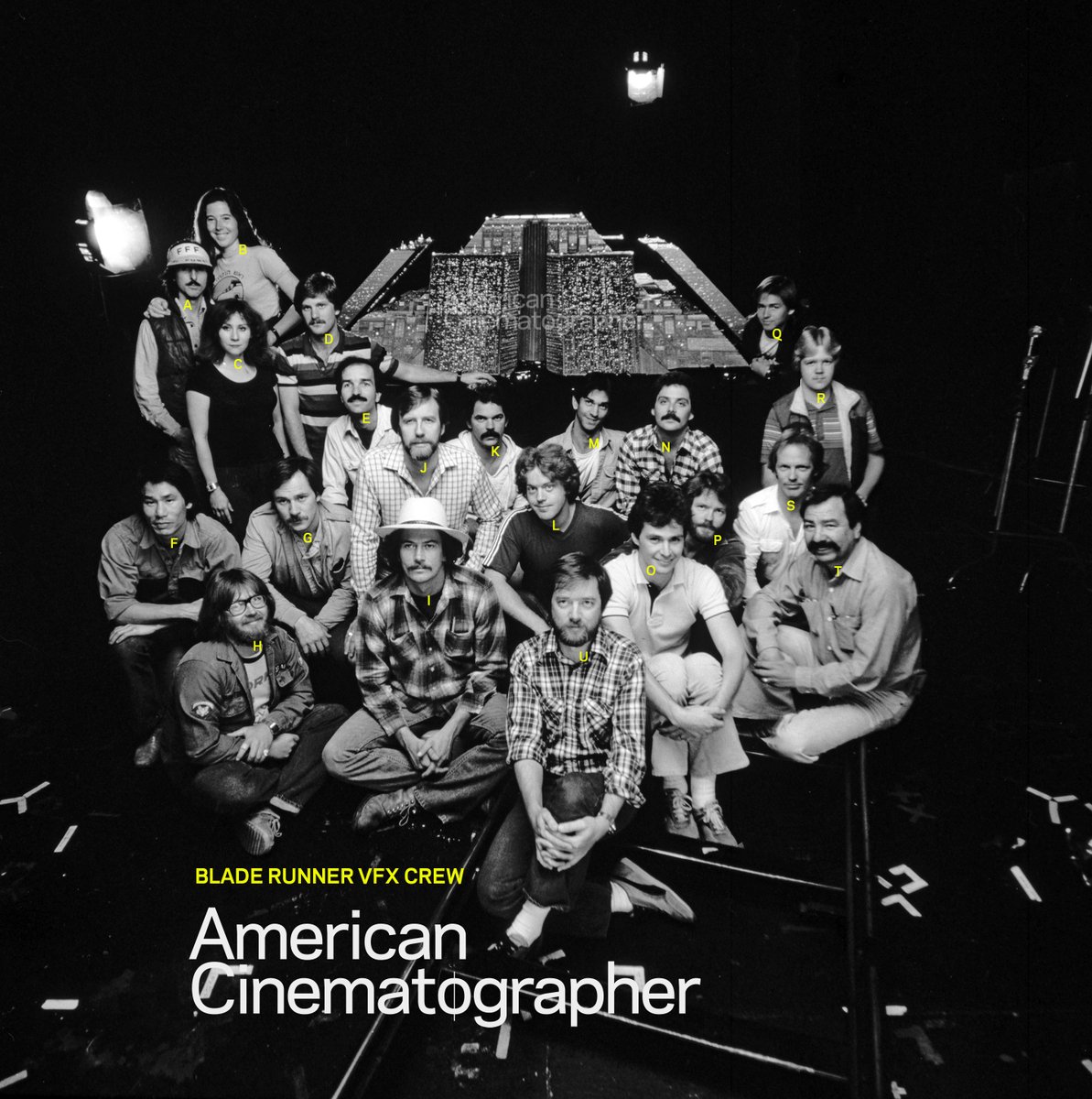 Can you help us ID all the Blade Runner VFX crew in this photo? Appreciated!