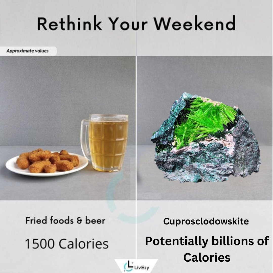 I know, isotope versus molecule but I couldn't let the fitness meme go  without weighing in. Note: Do not eat radioactive minerals. That will be  the shortest lived bulk of your life., image size:1080x1080