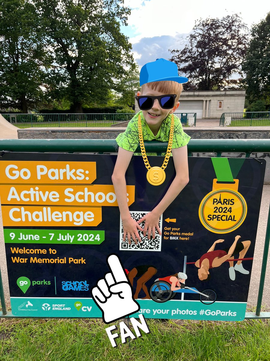 stivichallps's tweet image. Not a fan of fancy dress so we went digital! But definitely a fan of the Go Parks challenge! #GoParks @CovSport