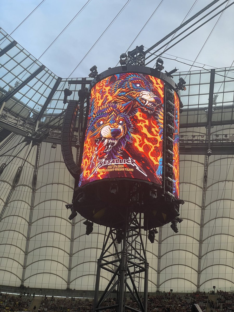 teamBAWS's tweet image. HWFG Warsaw! 
Start of an amazing ten days for yer auld Da!

#Metallica #MetonTour #M72