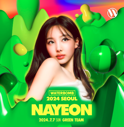 AboutMusicYT's tweet photo. TWICE's Nayeon is set to perform at Waterbomb festival tomorrow. https://t.co/6Q462vdpuM
